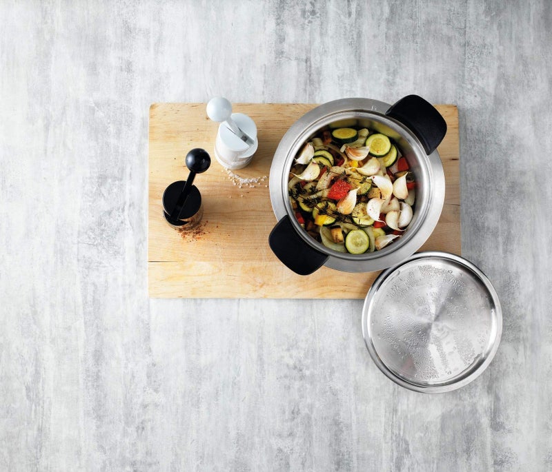 Kuhn Rikon High Performance Ratchet Grinder, White, 8.5 x 2.25 inches, Model 25551 â€“ Ergonomic, One-Handed Operation, Ideal for Salt, Pepper & Spices - Image 4